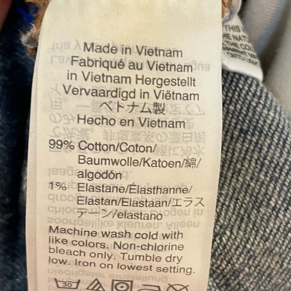 Madewell Tall Classic Straight Jeans in Coldbrook Wash, Size 26T - Picture 12 of 12